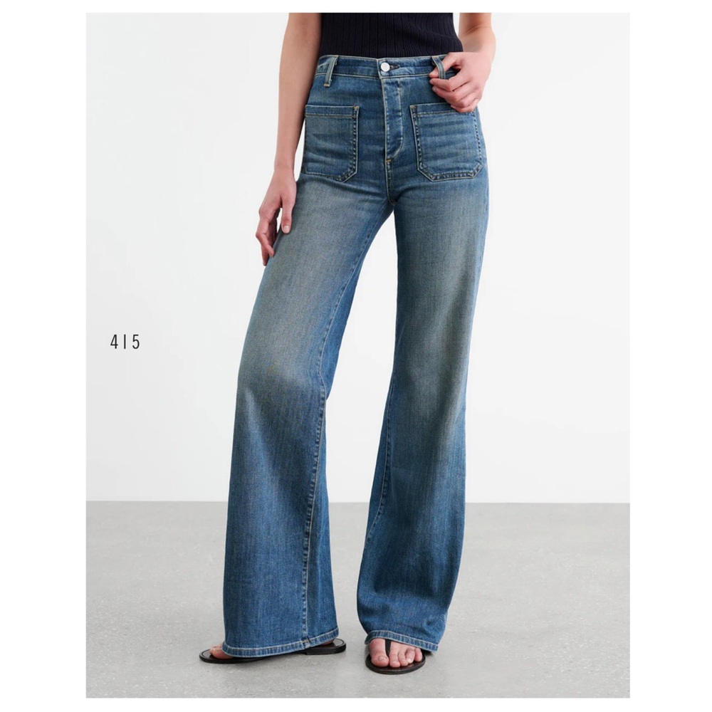 Nili Lotan Florence Jeans, Classic Wash, EUC